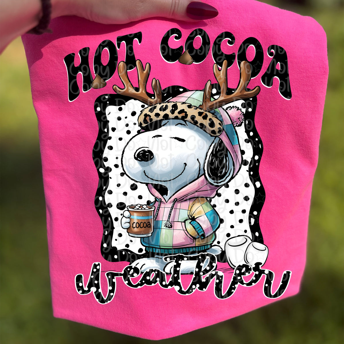 Hot Cocoa Weather (Virgo) DTF Transfer