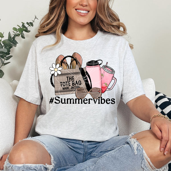 #summervibes tote bag (VIRGO) 34667 DTF transfer