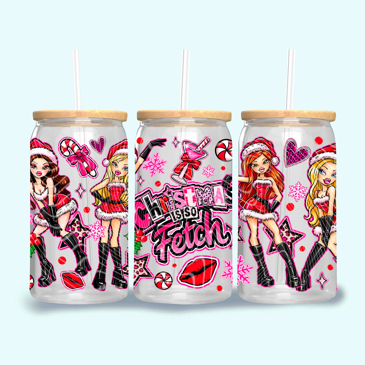 Christmas is so fetch (Gravitee) UV DTF WRAP