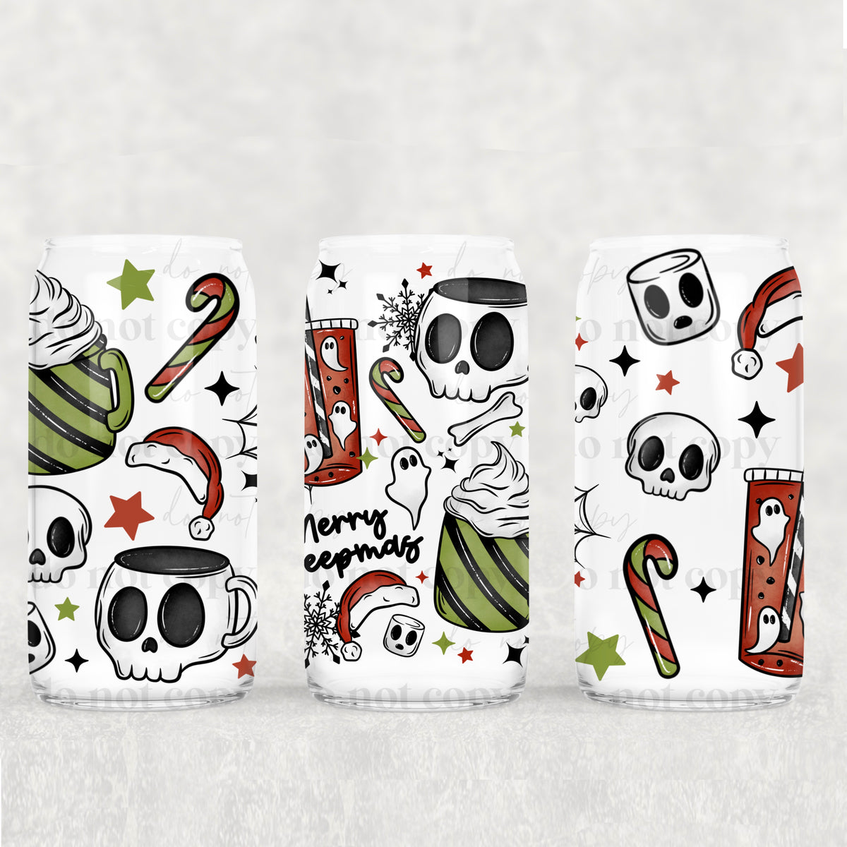 7498 merry creepmas (CSC) UV DTF WRAP