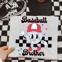 Baseball brother red hat (VIRGO) 34620 DTF transfer