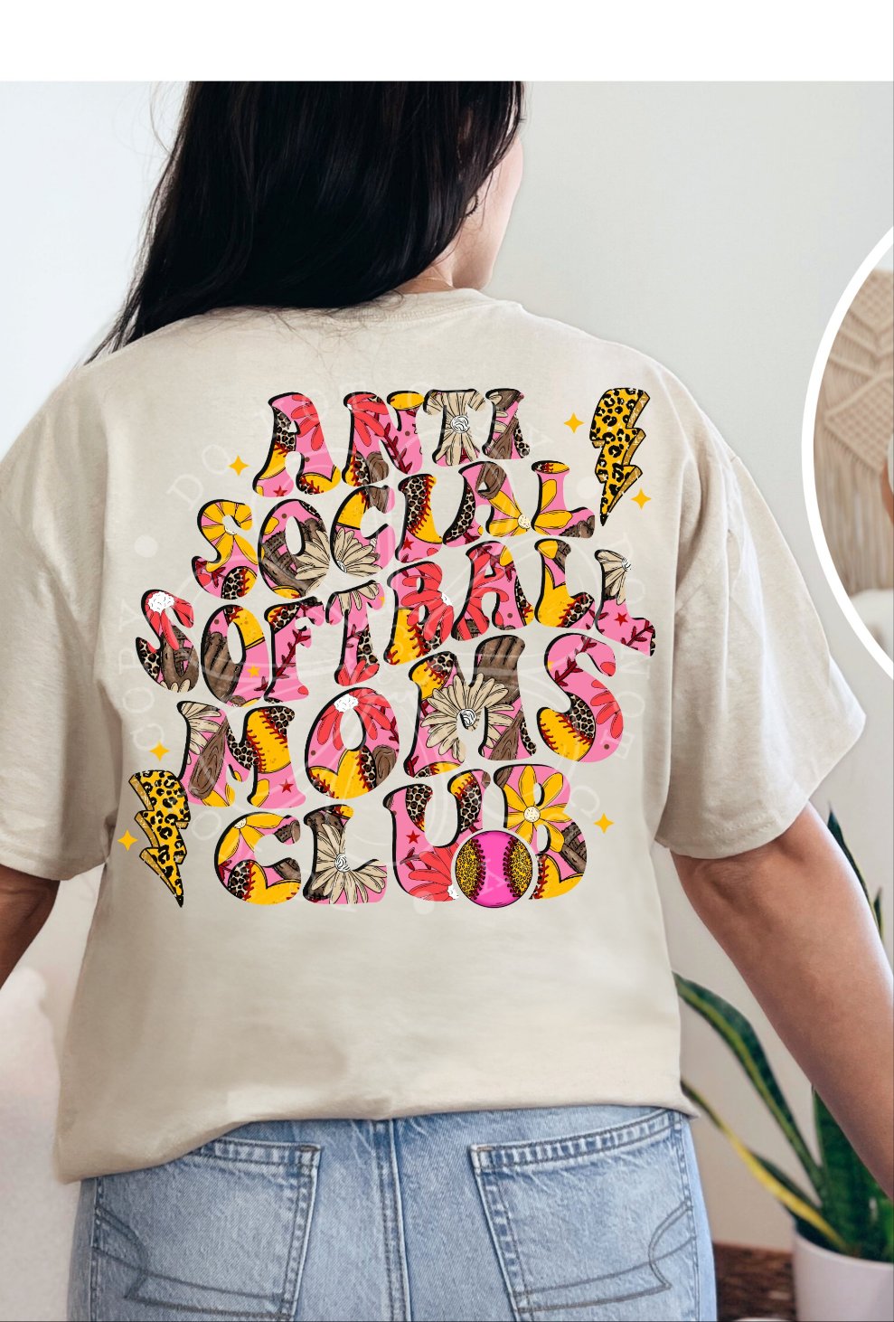 Anti socialmoms club tye dye pattern (VIRGO) 34712 DTF transfer