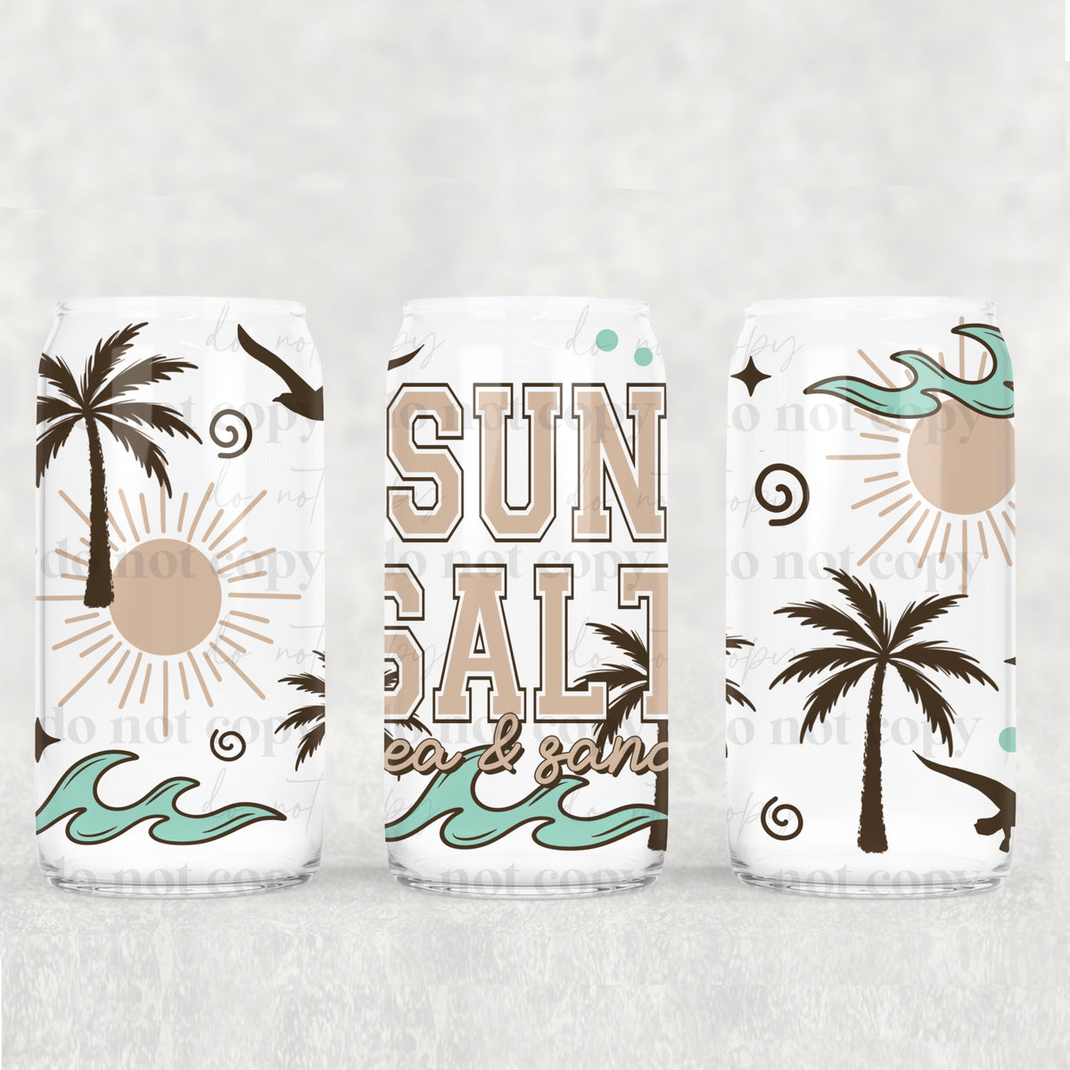 sun salt and sand 7629 (CSC) UV DTF WRAP