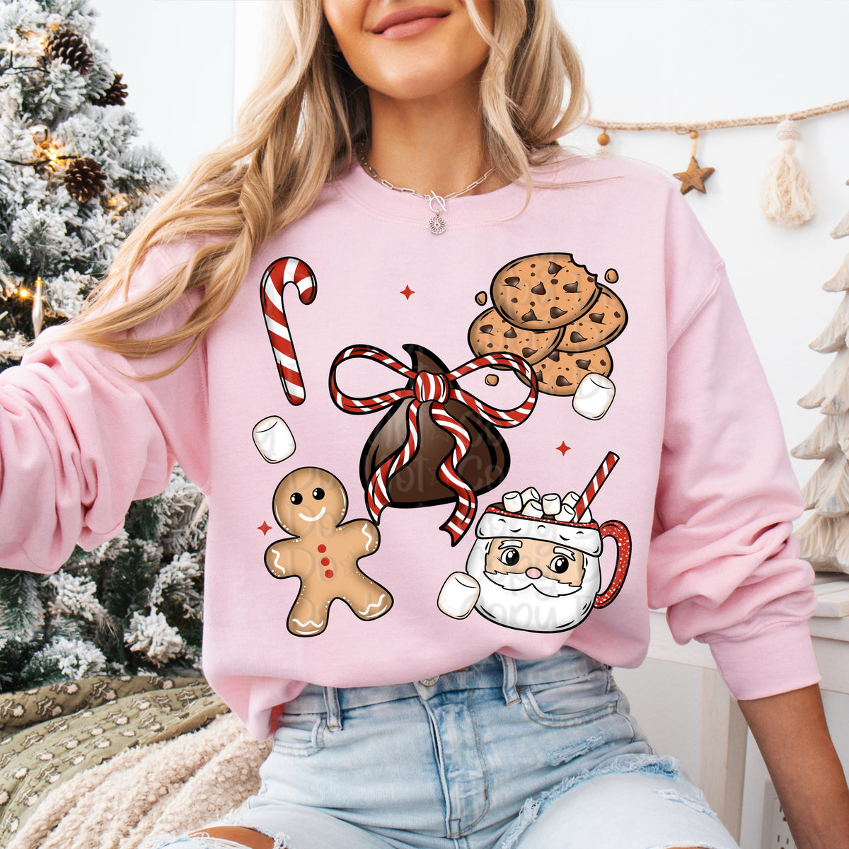 Light Skin Christmas Things Cookies (Virgo) DTF Transfer