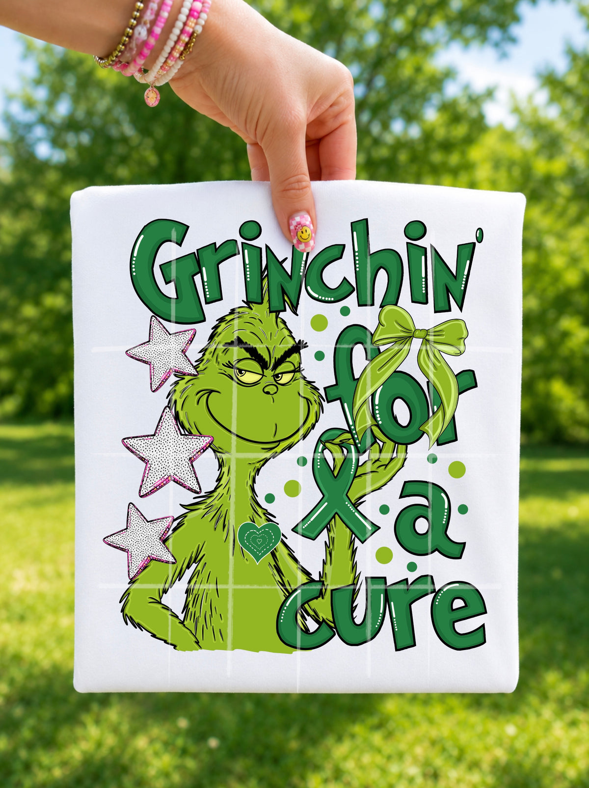 G man for a cure green (TDC) DTF Transfer