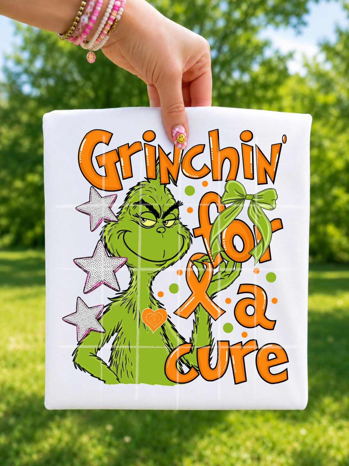 G man for a cure orange (TDC) DTF Transfer