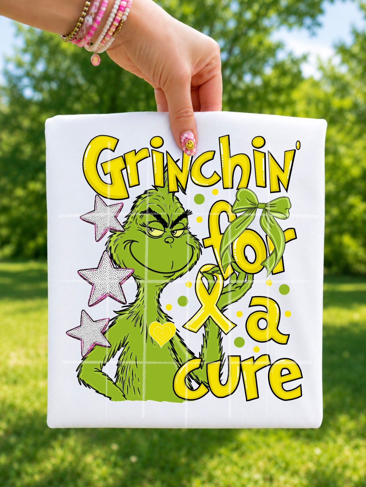 G man for a cure yellow (TDC) DTF Transfer