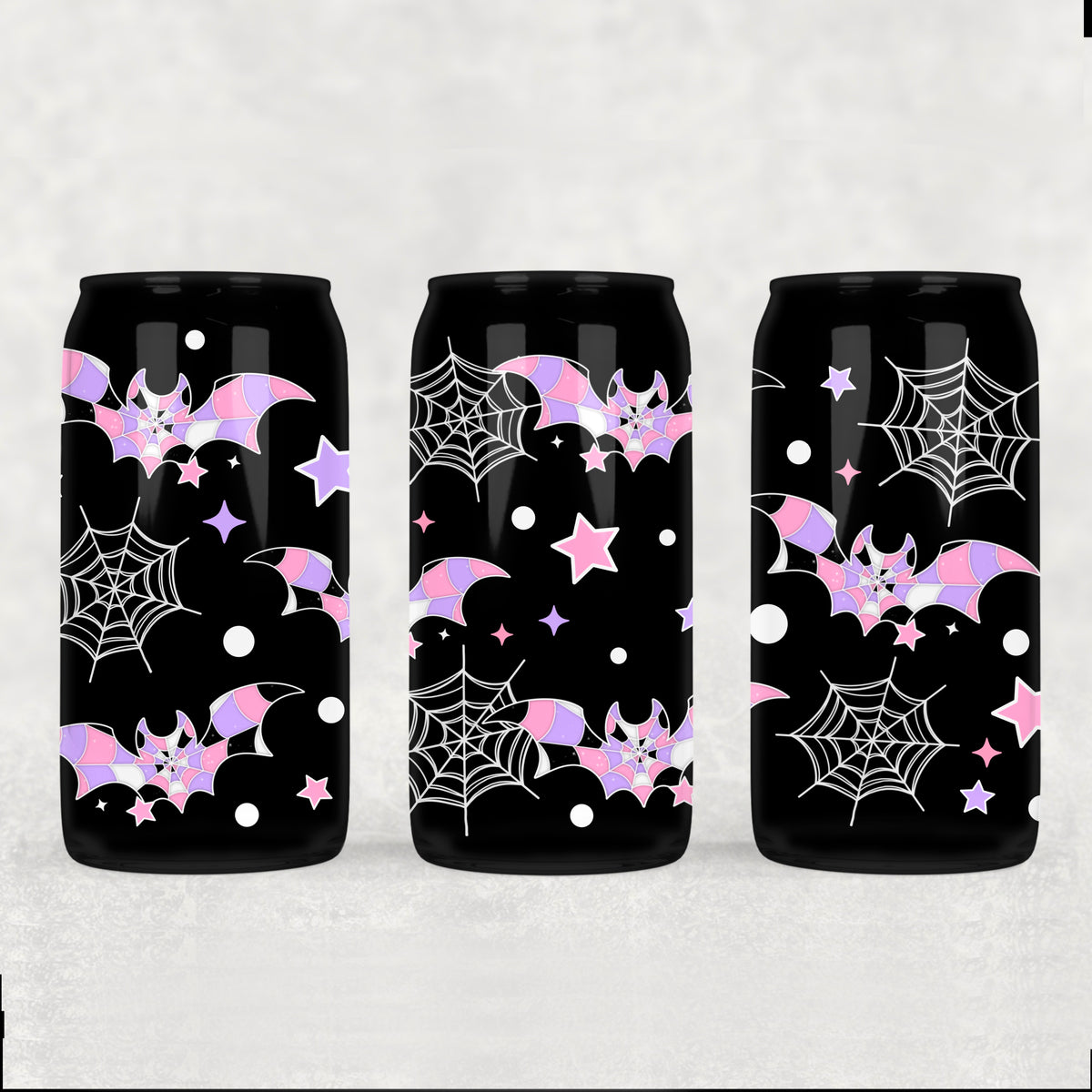 7738 purple bats (CSC) UV DTF WRAP