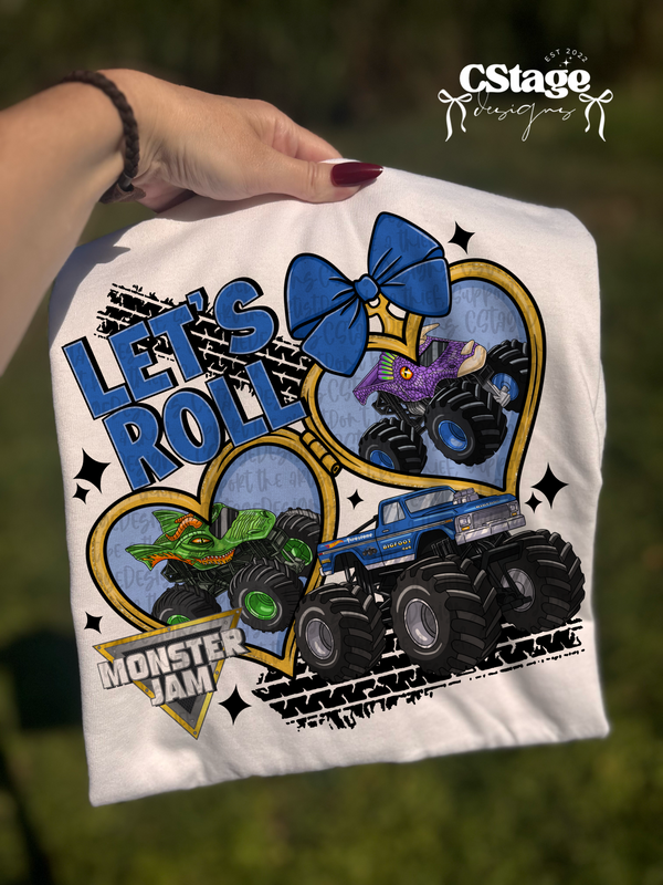 Let's roll heart locket (Cstage) DTF Transfer