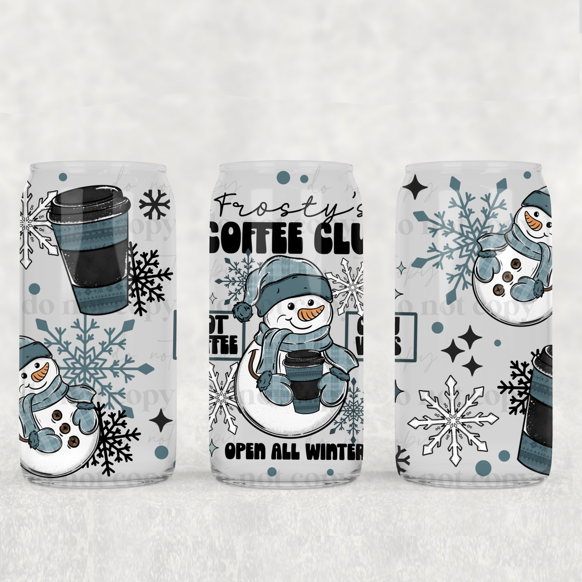 7848 frostys coffee club (CSC) UV DTF WRAP