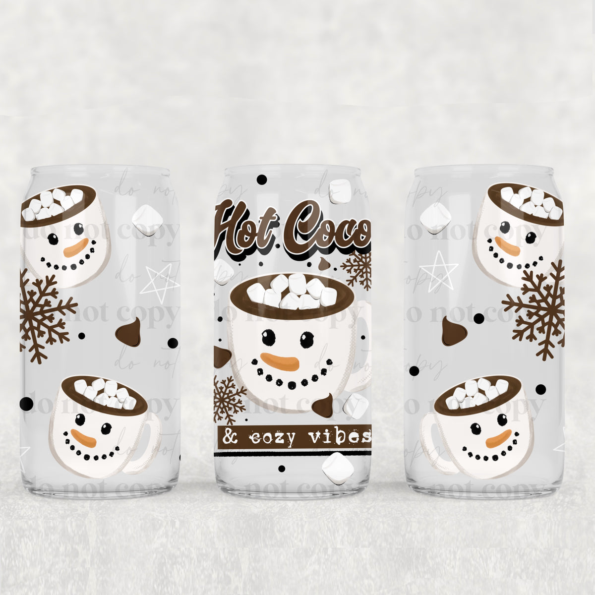 hot coco and cozy vibes 7891 (CSC) UV DTF WRAP