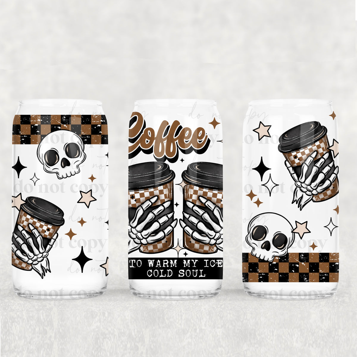 7949 coffee to warm my cold soul (CSC) UV DTF WRAP