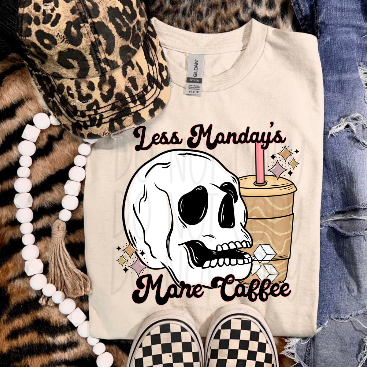 Less mondays more coffee  (VIRGO) 34688 DTF transfer