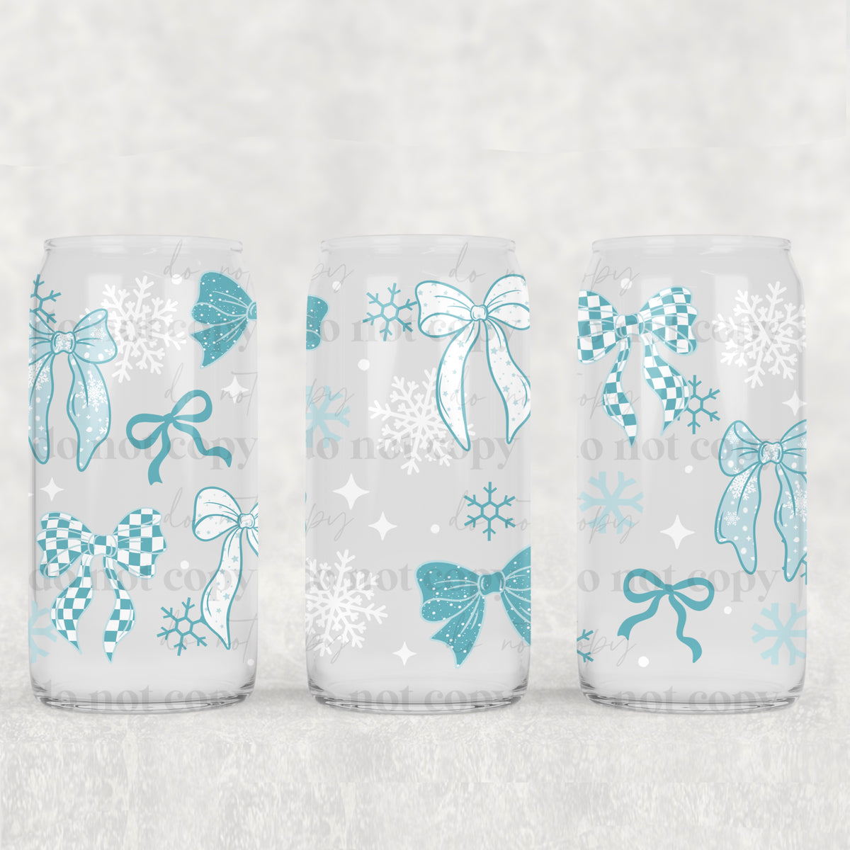 7957 blue bows collage (CSC) UV DTF WRAP