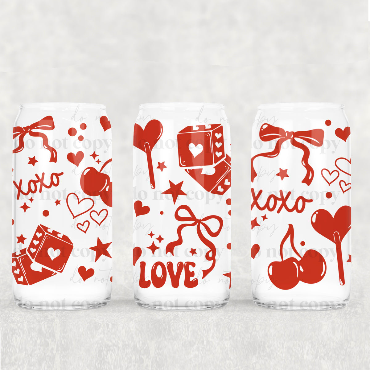 7963 red valentine collage (CSC) UV DTF WRAP