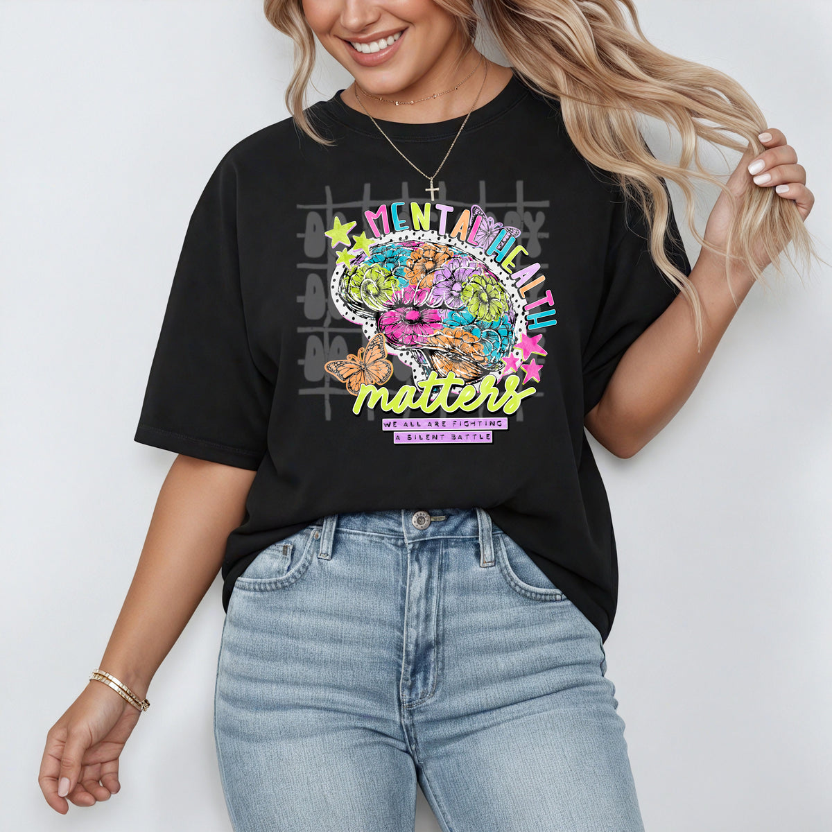 Mental health matters NEON (C's) DTF Transfer