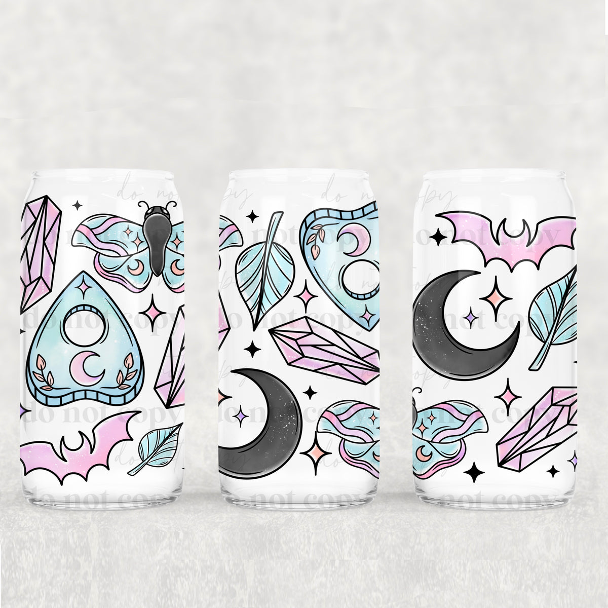 8075 pastel witchy (CSC) UV DTF WRAP