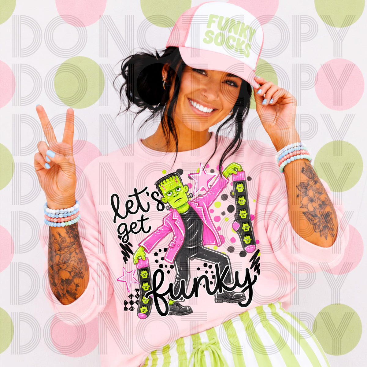 Let's get funky (Renewed) DTF transfer