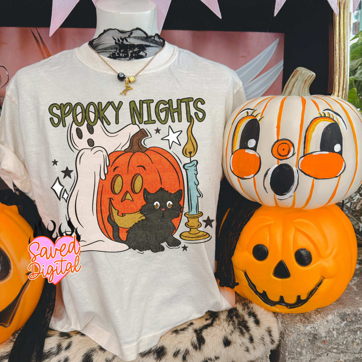 Spooky nights (Saved) DTF Transfer