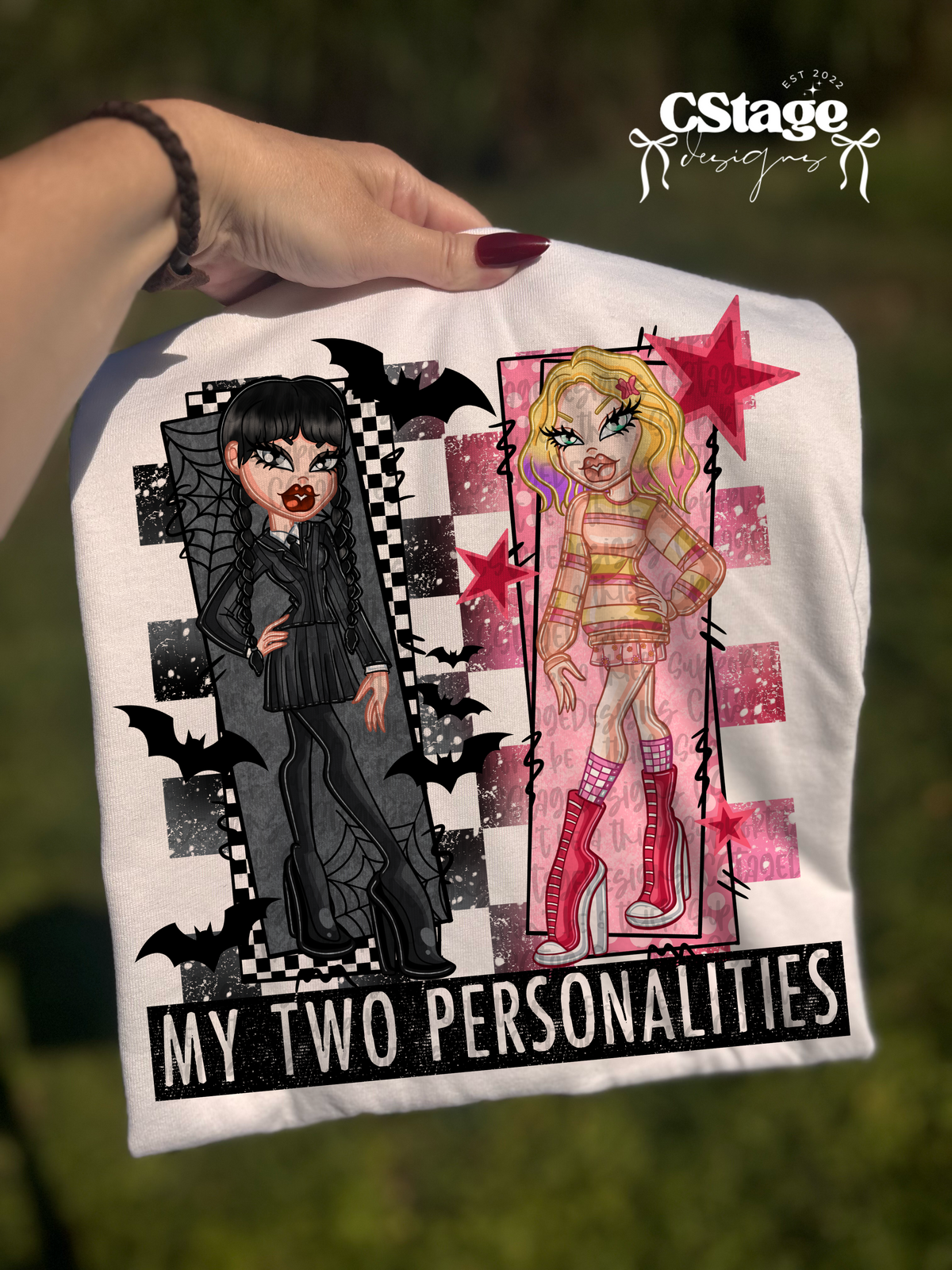 My two personalities (CSTAGE) DTF Transfer