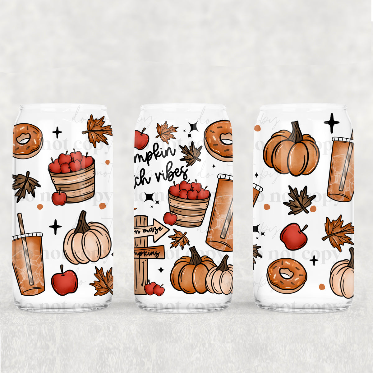 8183 pumpkin patch vibes (CSC) UV DTF WRAP