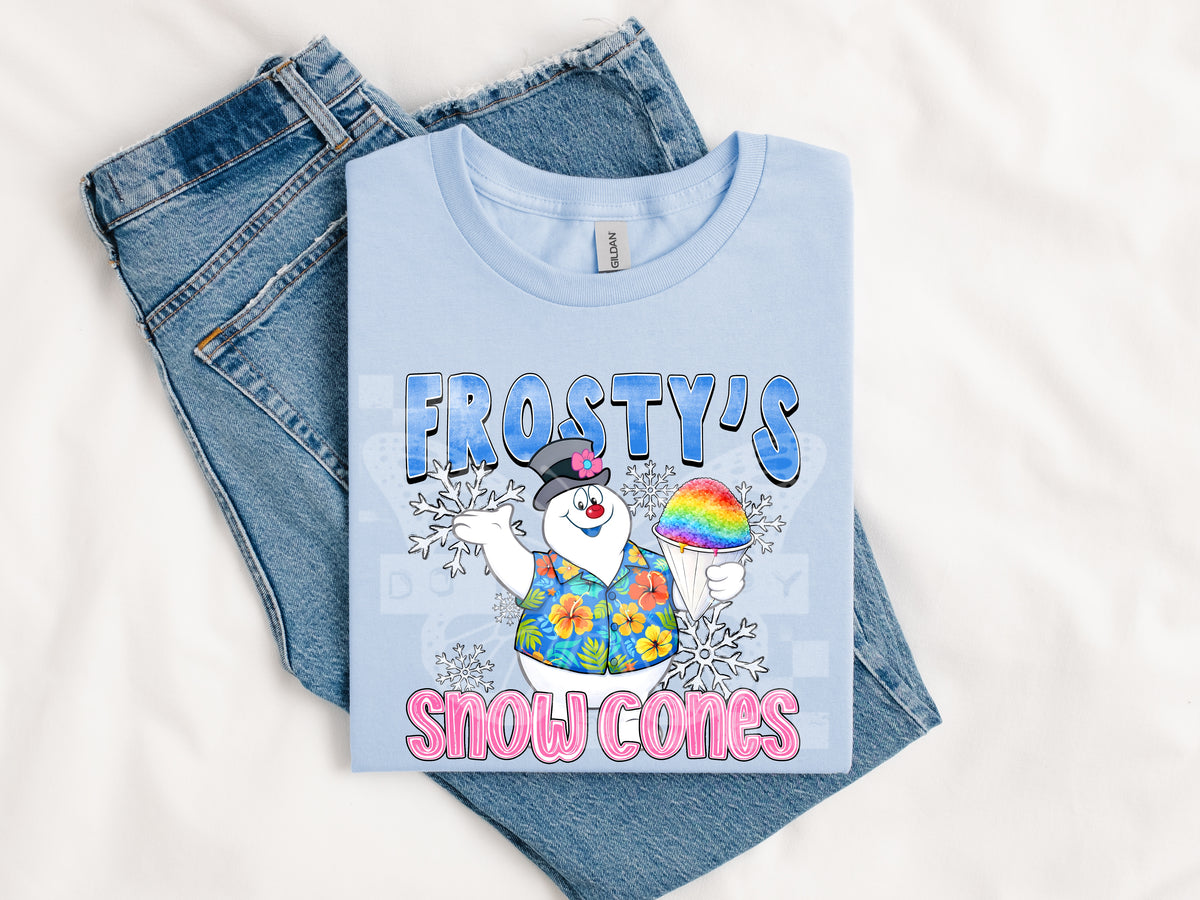 Snowman snow cones (Pine Hollow) DTF Transfer