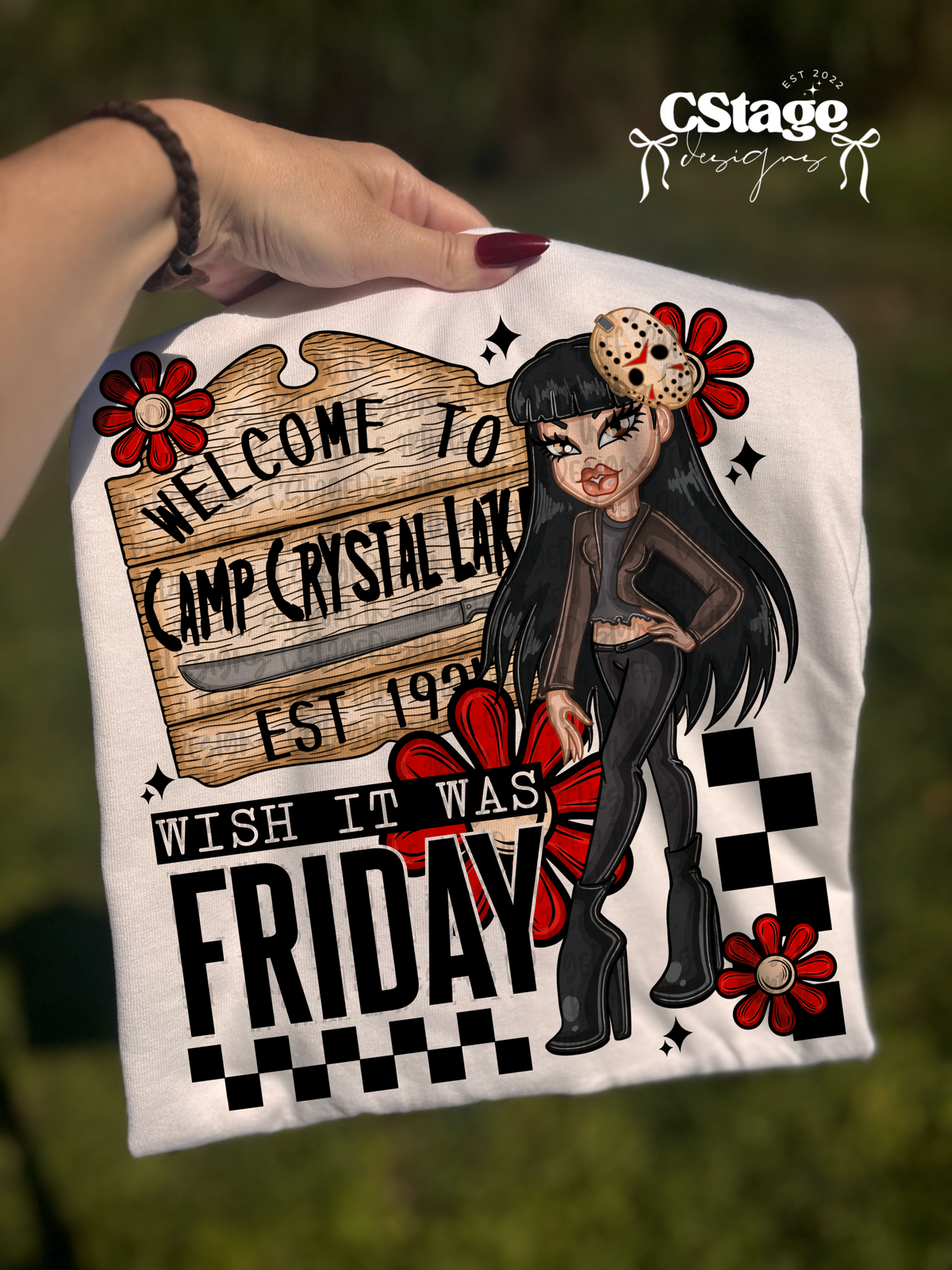 Wish it was Friday doll (CSTAGE) DTF Transfer