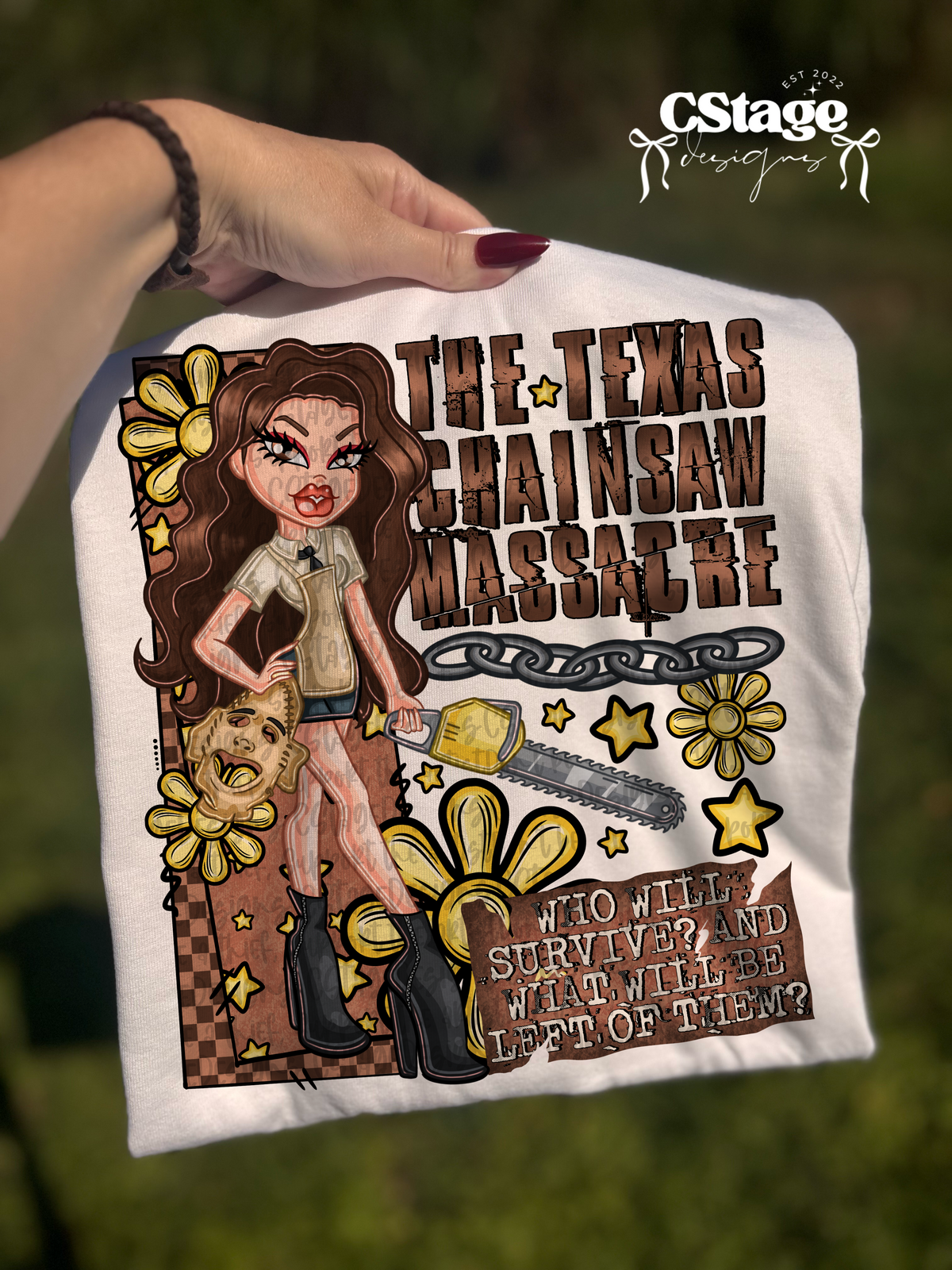 The Texas Chainsaw doll (CSTAGE) DTF Transfer