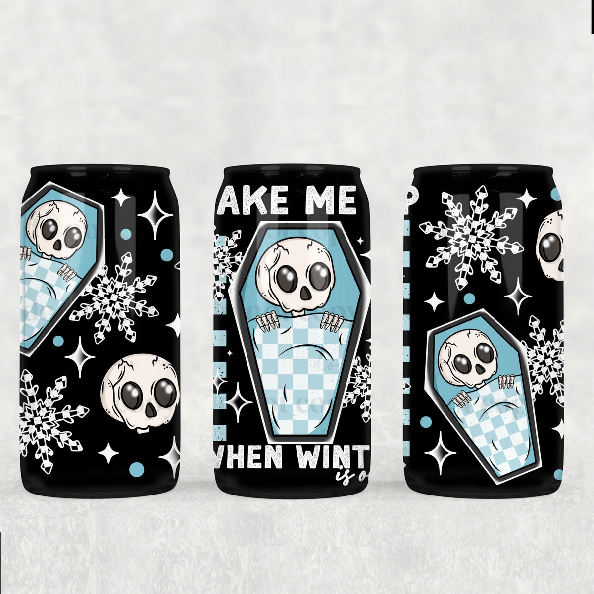 8214 wake me up white (CSC) UV DTF WRAP