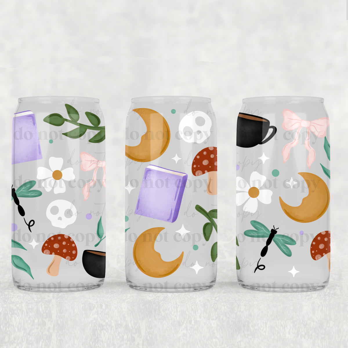 8276 cottage collage (CSC) UV DTF WRAP