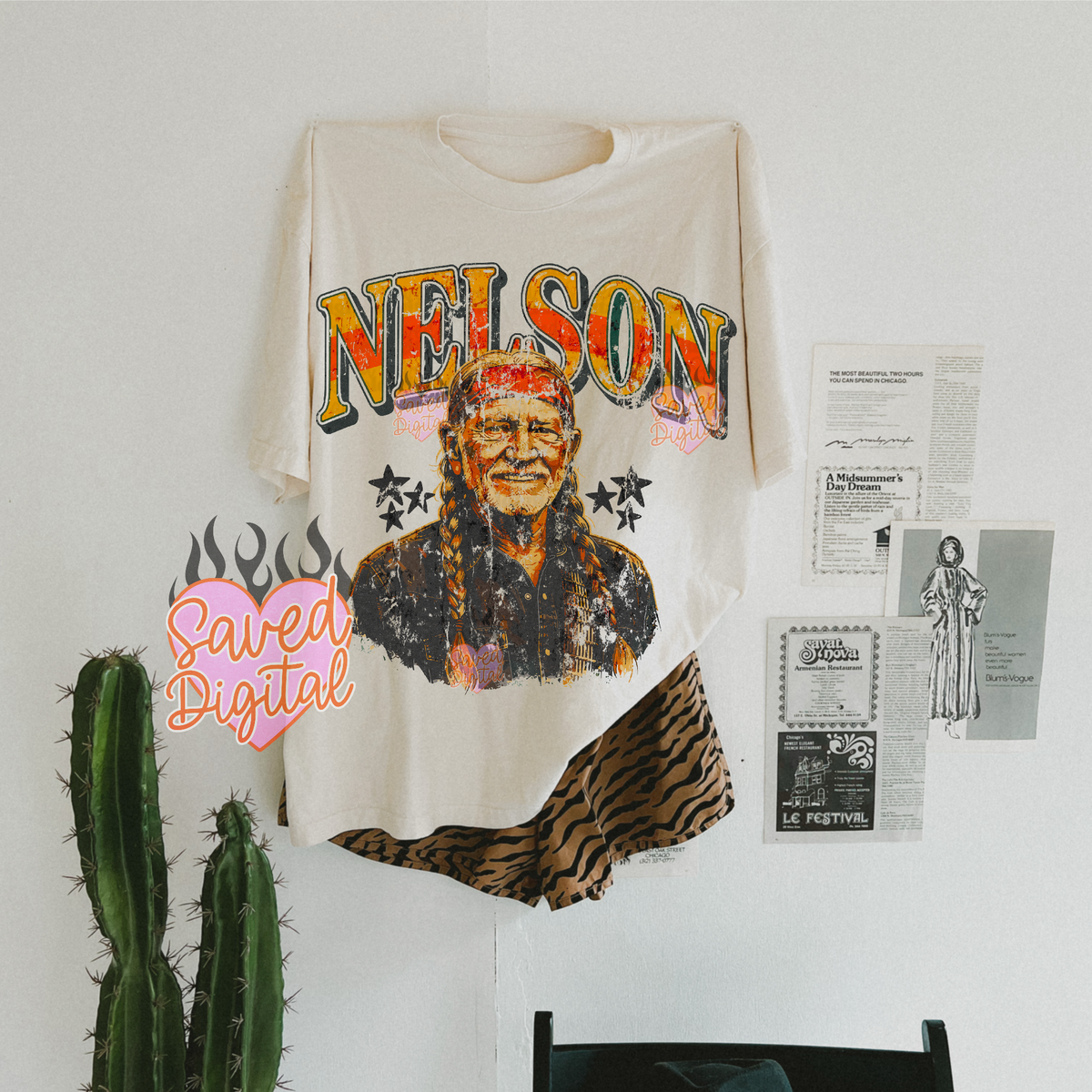 Nelson distressed (Saved) DTF transfer