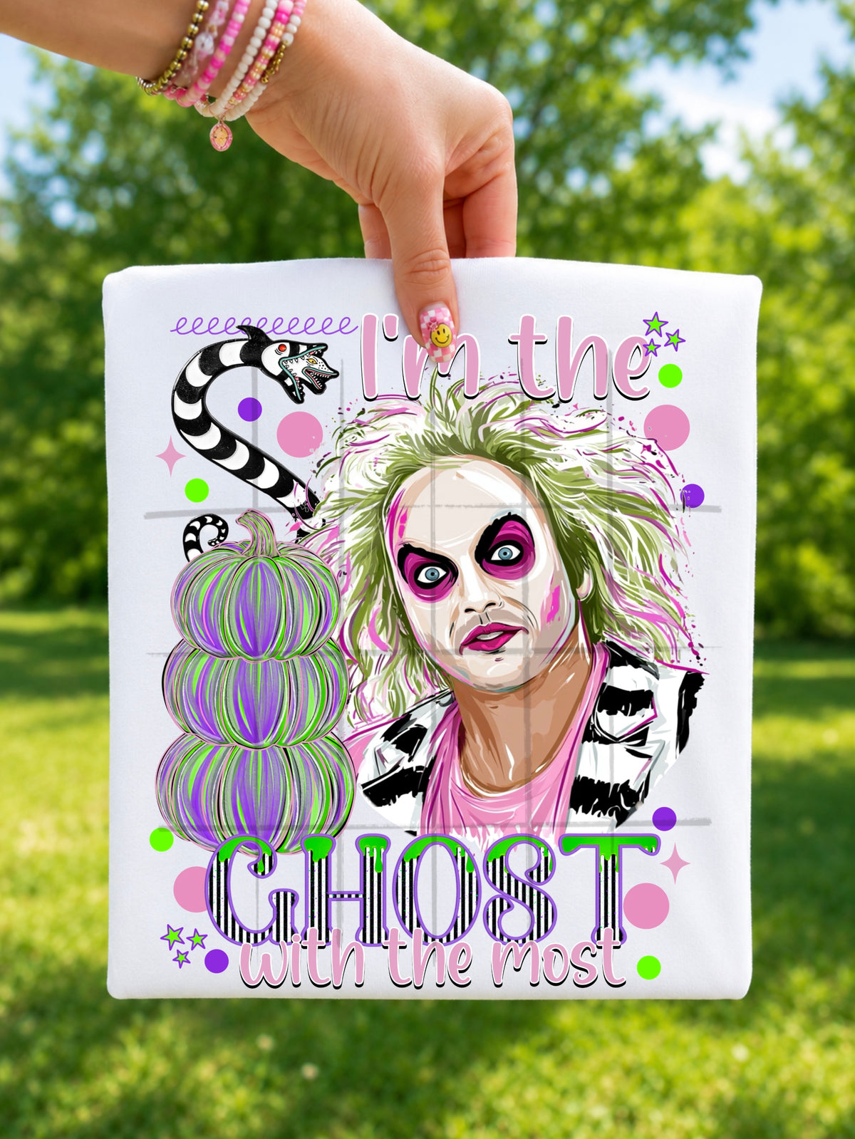 I'm the ghost with the most BJ (TDC) DTF Transfer