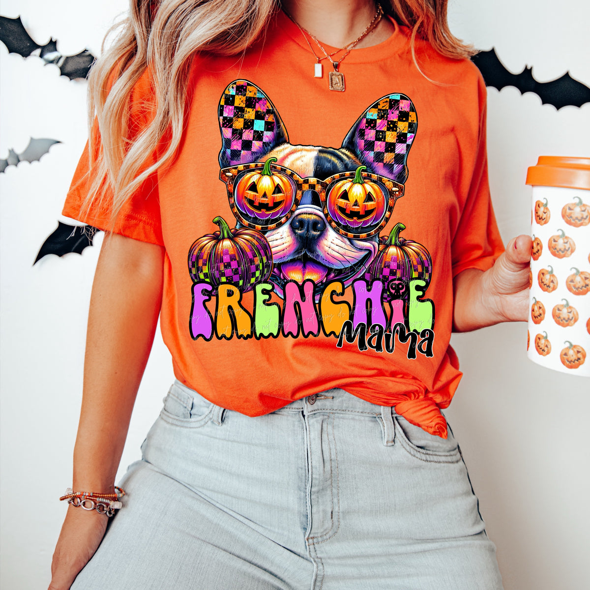 Frenchie Mama Halloween (Virgo) 109223 DTF transfer