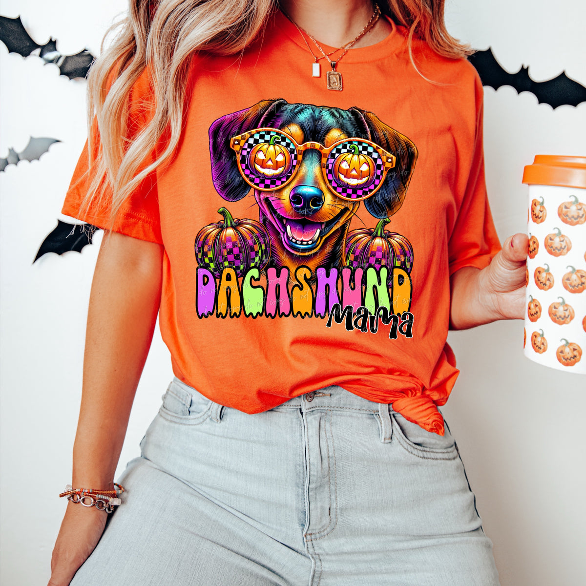 Dachshund Mama Halloween (Virgo) 109228 DTF transfer