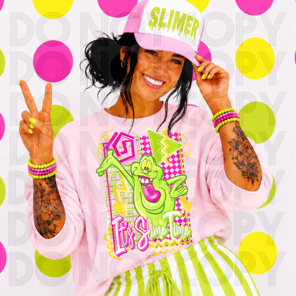 It's slime time (Renewed) DTF transfer