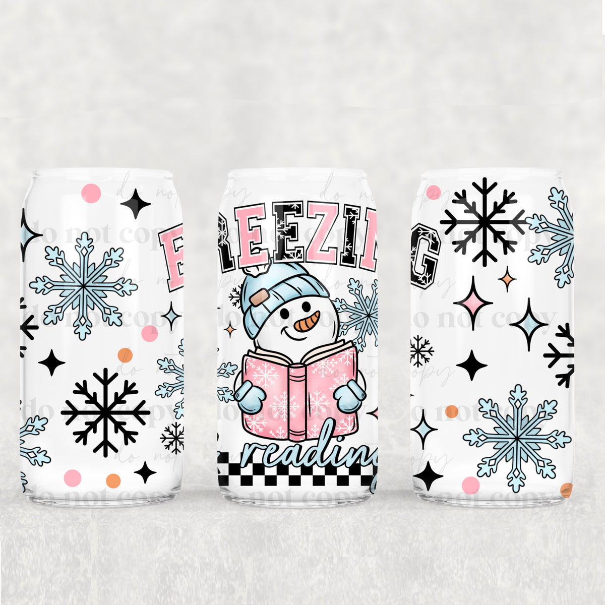 8334 freezing and reading (CSC) UV DTF WRAP