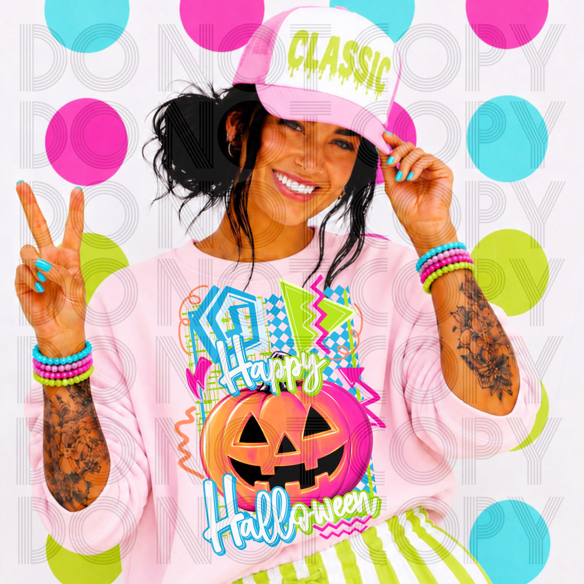 Happy fall pumpkin (Renewed) DTF transfer