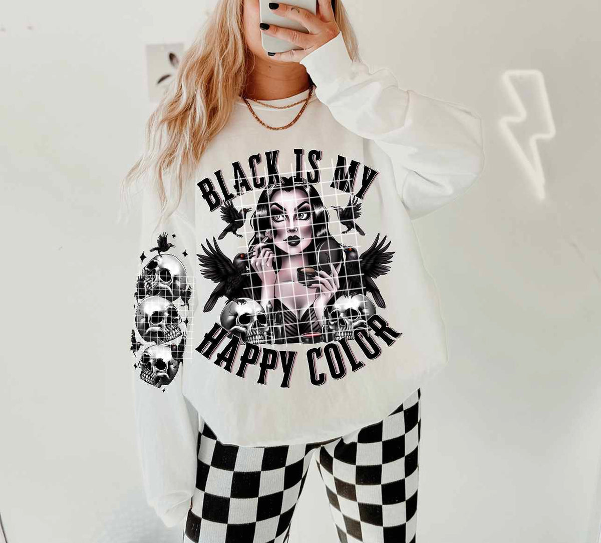 Black Is My Happy Color (Gravitee) 70037 DTF Transfer