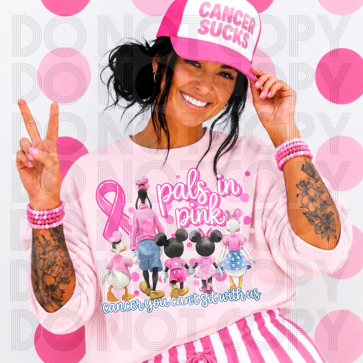 Pals in pink (Renewed) DTF Transfer