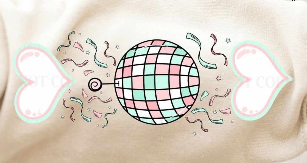 Happy New Year *SLEEVE* (LUMI) 72087 DTF Transfer