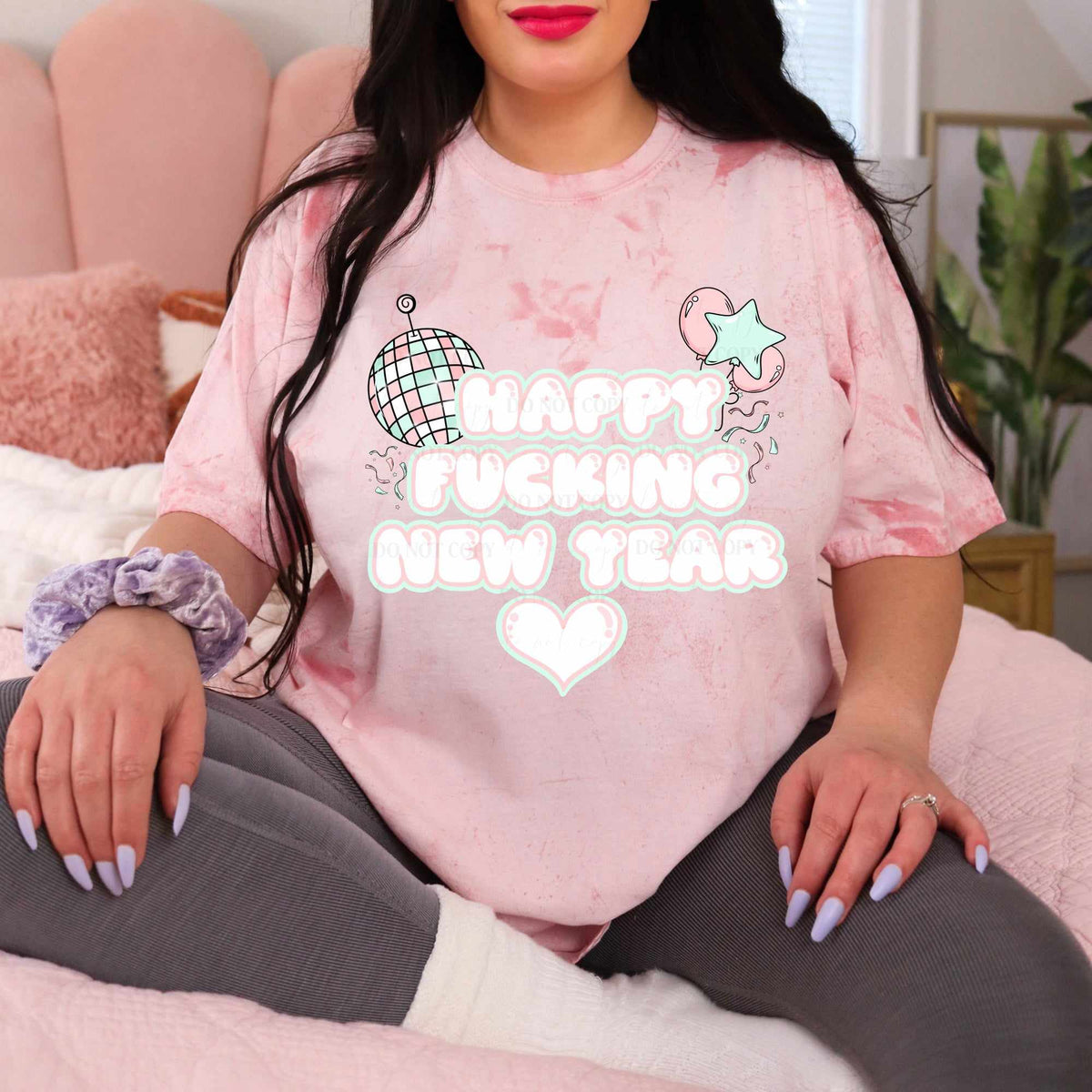 Happy Fucking New Year (LUMI) 72086 DTF Transfer