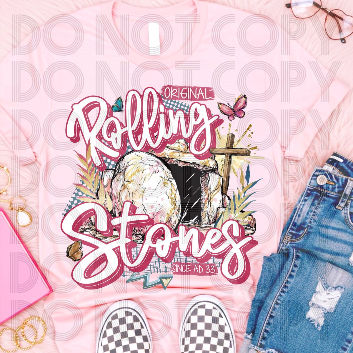 Rolling stones (Renewed) DTF Transfer