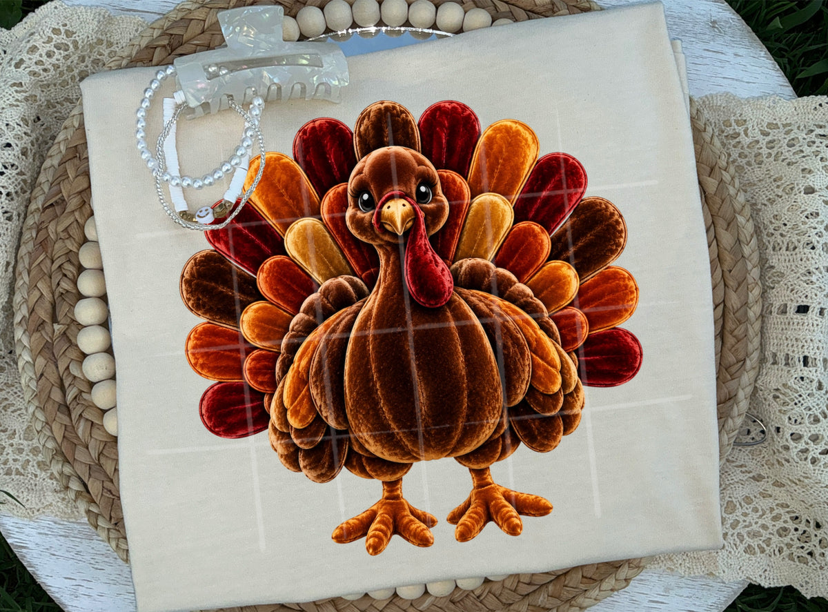 Velvet Turkey (TDC) DTF Transfer