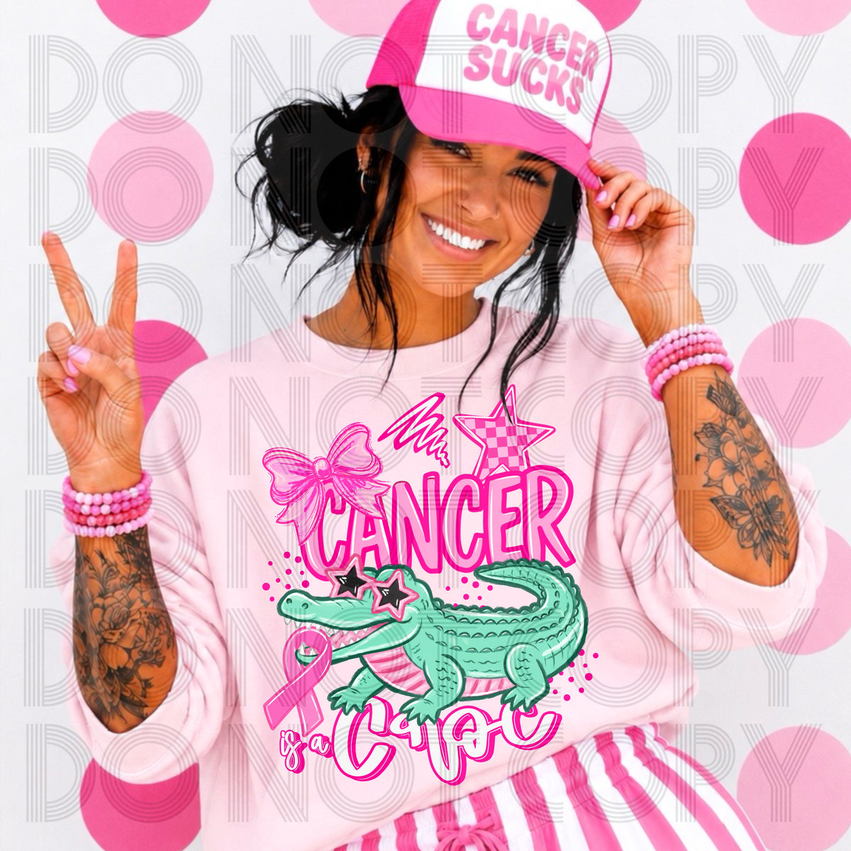 Cancer is a croc (Renewed) DTF Transfer