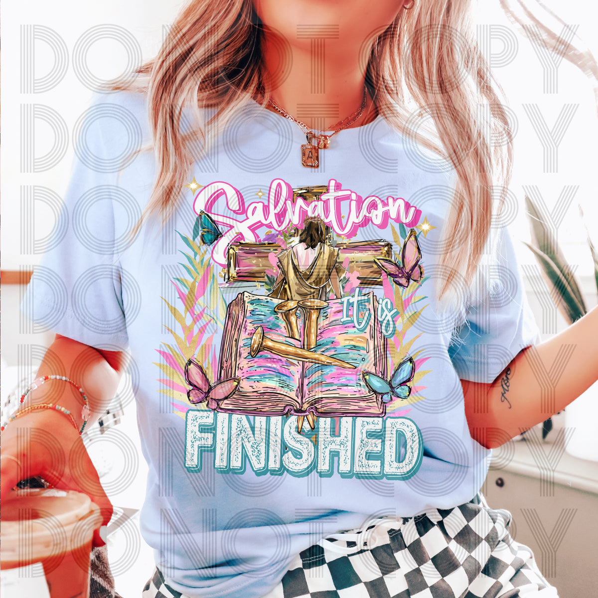 Salvation it's finished (Renewed) DTF Transfer