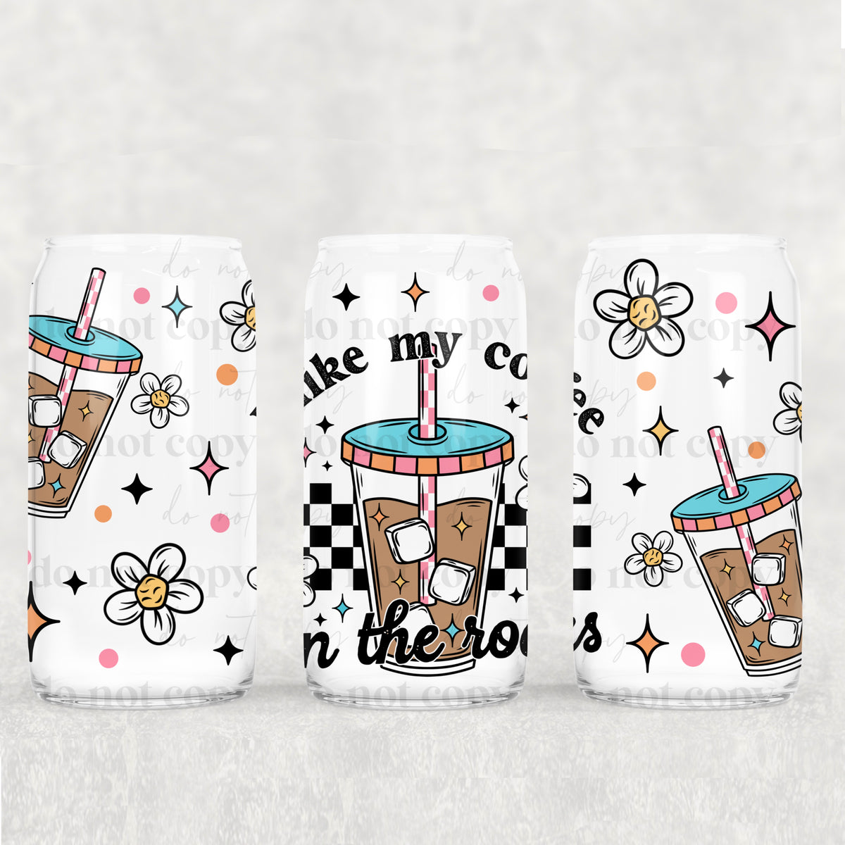 8510 i like my coffee on the rocks (CSC) UV DTF WRAP