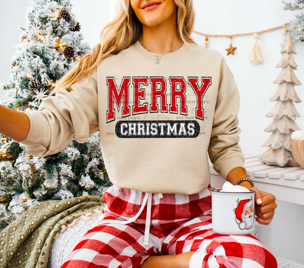 Merry Christmas (Linda) 72100 DTF Transfer