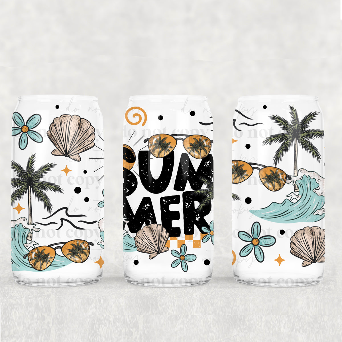 8530 summer stacked (CSC) UV DTF WRAP
