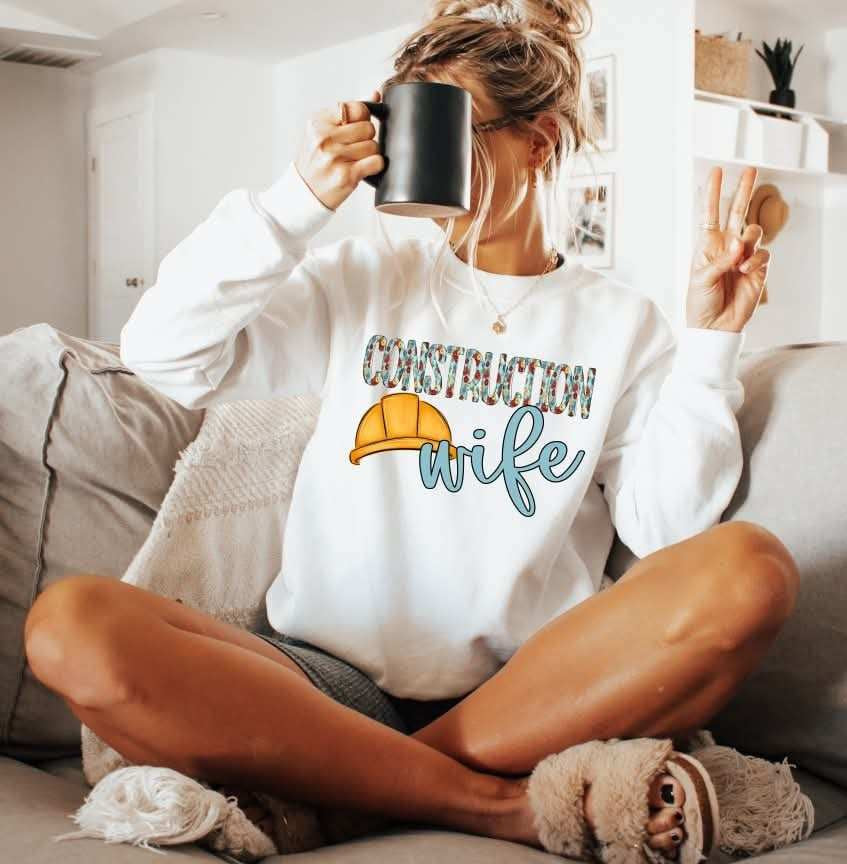 Construction Wife (S&G) 72121 DTF Transfer