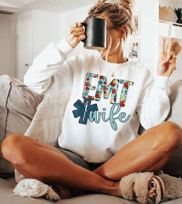 EMT Wife (S&G) 72122 DTF Transfer